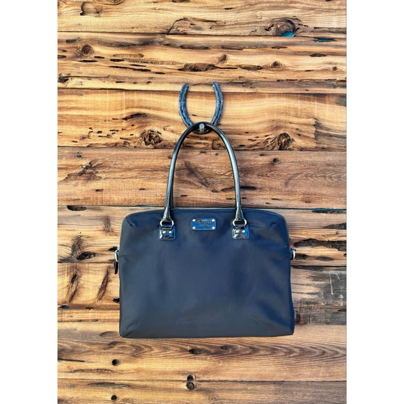 KATE SPADE | Daveney Blake Avenue Laptop Shoulder Bag Black W/ Crossbody Strap - Picture 1 of 8
